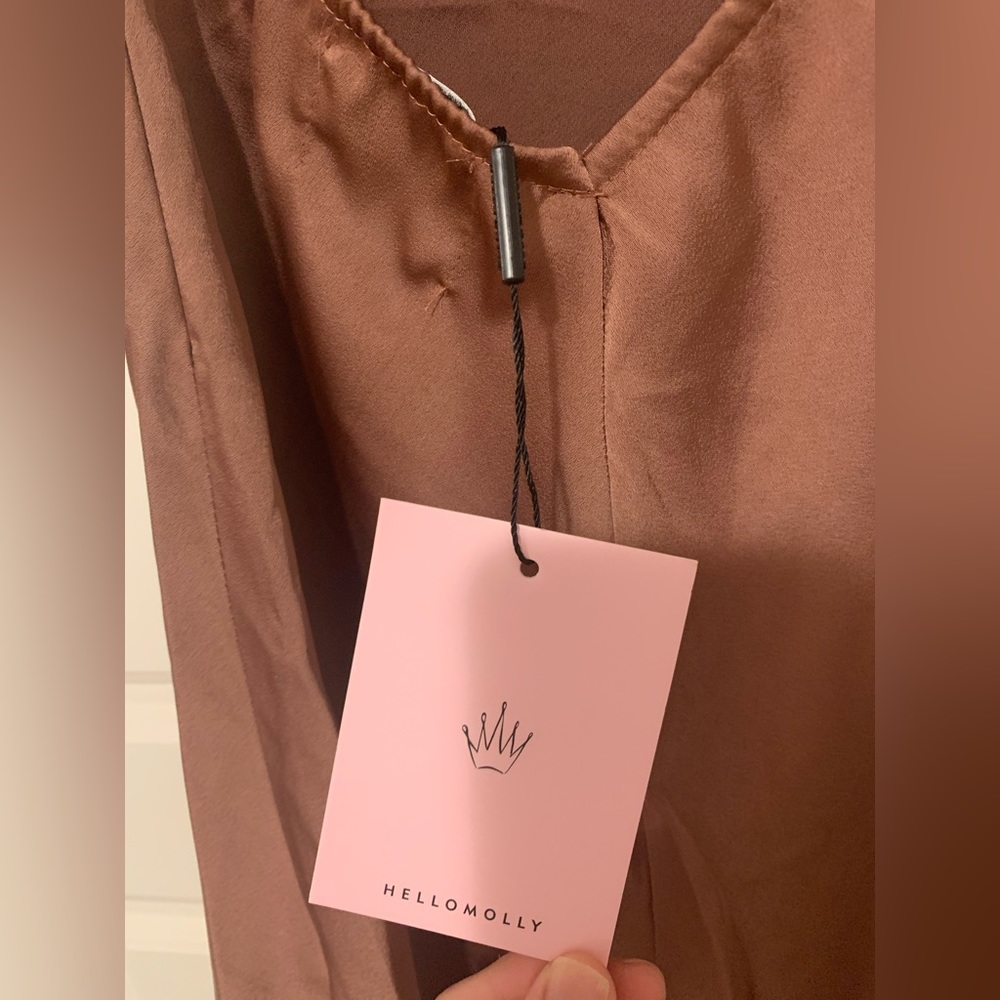 Hello Molly Mauve Midi Dress - Picture 9 of 10